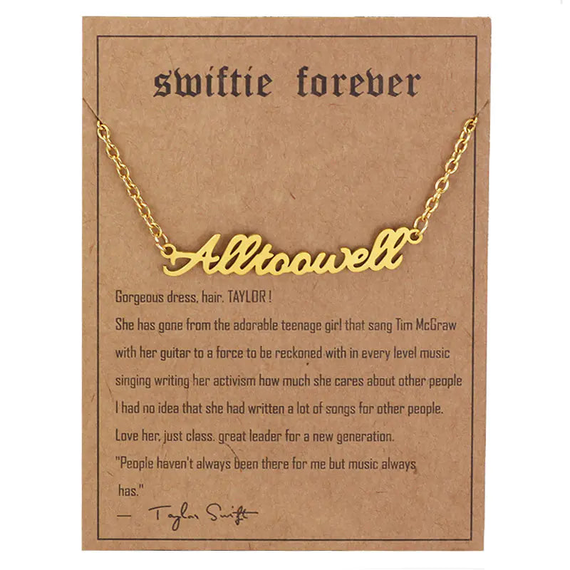 Artist Inspired Signature Necklace