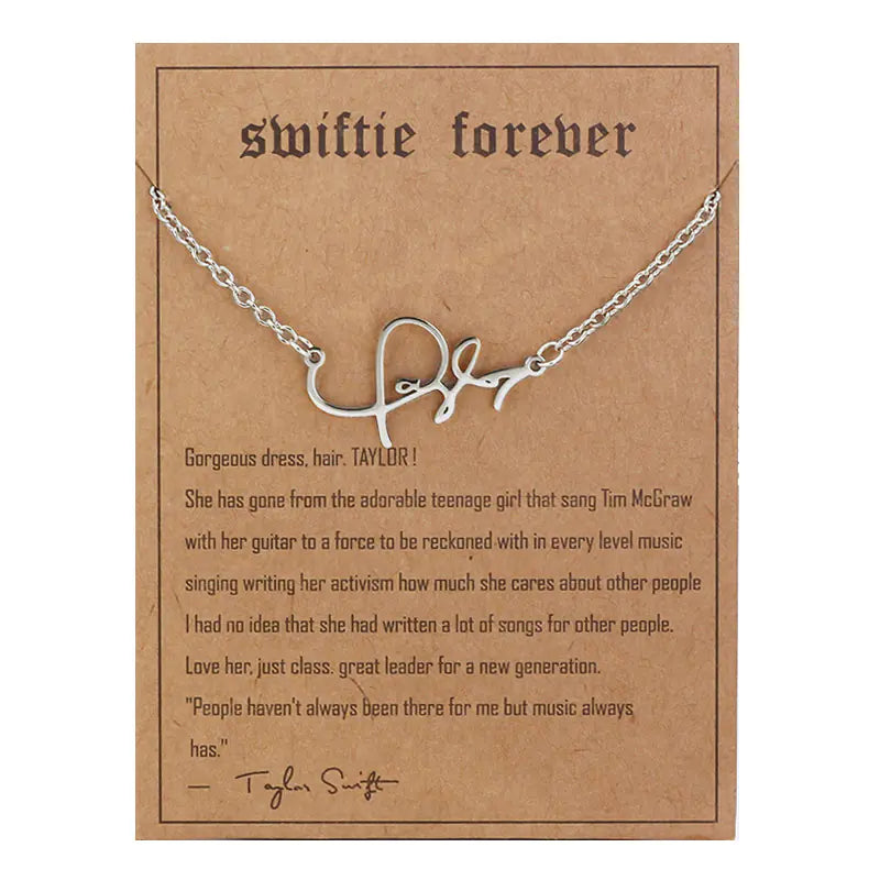 Artist Inspired Signature Necklace