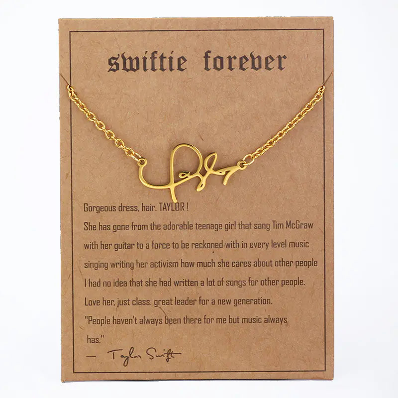 Artist Inspired Signature Necklace