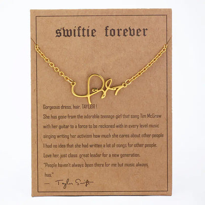 Artist Inspired Signature Necklace