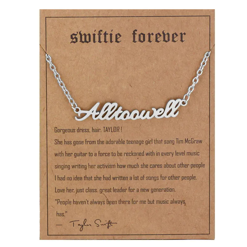 Artist Inspired Signature Necklace