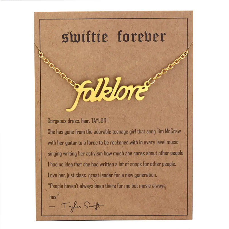 Artist Inspired Signature Necklace