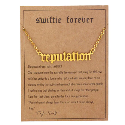 Artist Inspired Signature Necklace